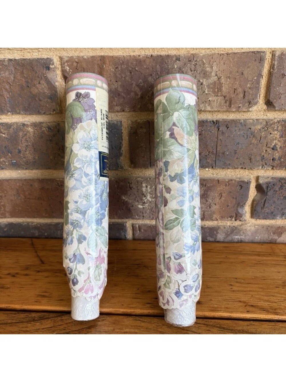2 Rolls Village Wallpaper Border Die-Cut Decorative Edge Floral  5801345 ** NEW